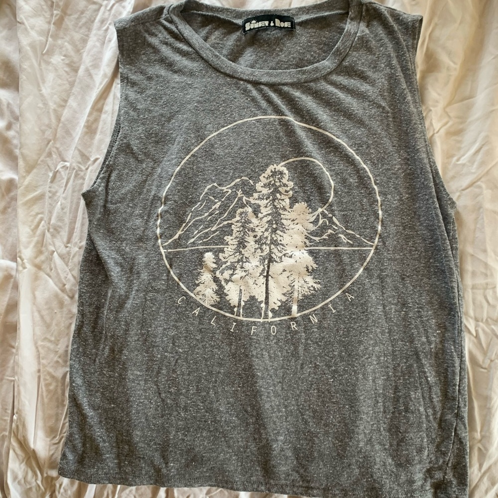 Sunset & Rose Tank Top